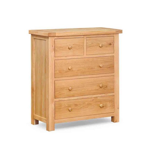 York Oak Furniture York Oak 2 3 Chest of Drawers 592.005