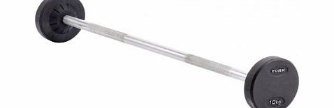 York Rubber Encased Pro Style Barbell 10kg