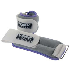 York Soft ankle/wrist weights -  2 x 1kg