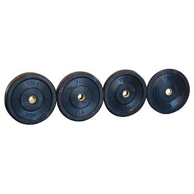 York Solid Rubber Training Discs (1 x 25kg Disc)