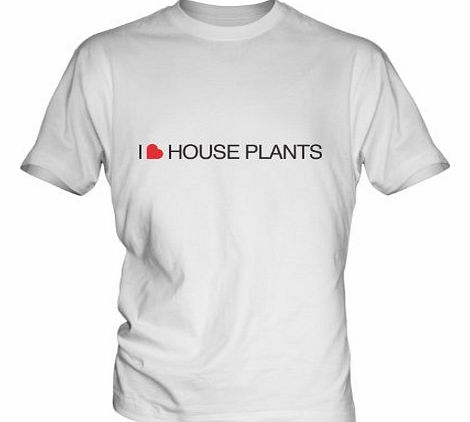 York Street I Love House Plants Mens T-Shirt, Size 3X-Large