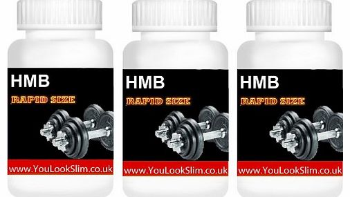 (Special Offer Price)3x HMB Capsules Energy Stamina Bodybuilding SIZE BOOST BODY BUILDING Sports Supplement