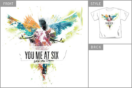 YOU Me At Six (Hold Me Down) CD and T-Shirt