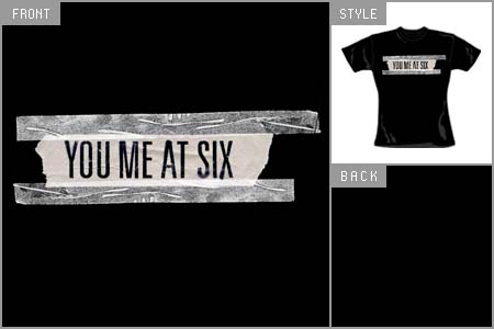 YOU Me At Six (Tape) Girls T-shirt cid_6725SKBP
