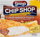 Youngs Chip Shop Large Haddock Fillets (4 per