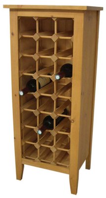 Your Price Furniture.co.uk 24 Bottle Pine Wine Rack