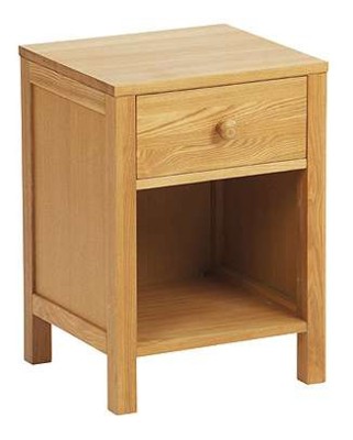 Your Price Furniture.co.uk Ashdown 1 Drawer Bedside Cabinet
