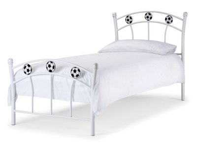 Your Price Furniture.co.uk Black and White Soccer Single Bed