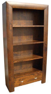 Your Price Furniture.co.uk Convex Bookcase With Storage Drawer