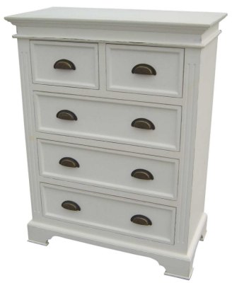 Your Price Furniture.co.uk Kristina White Painted 2   3 Chest