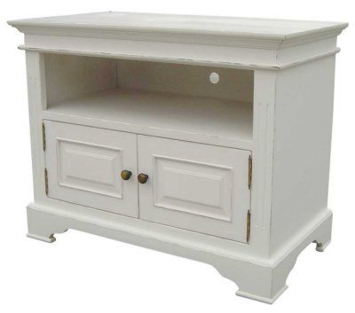 Your Price Furniture.co.uk Kristina White Painted 2 Door TV Cabinet