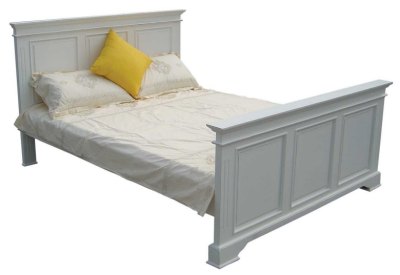 Kristina White Painted Bed