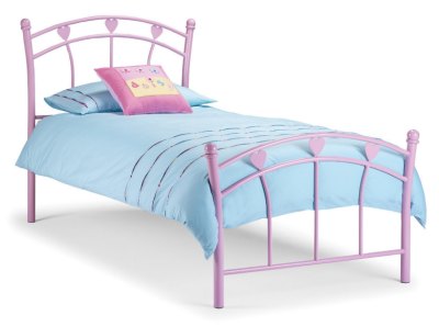 Your Price Furniture.co.uk Pink Jemima Single Bed