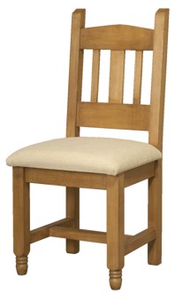 Your Price Furniture.co.uk Provencal Wooden Back Padded Seat Chair