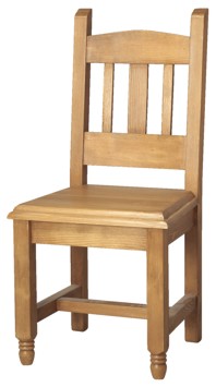 Your Price Furniture.co.uk Provencal Wooden Back Solid Seat Chair