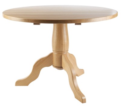 Your Price Furniture.co.uk Tuscany Oak 42 Round Pedestal Table by CPW