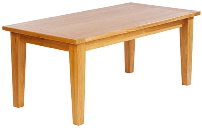 Your Price Furniture.co.uk Tuscany Oak 6ft Fixed Table by CPW