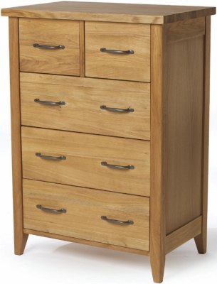 Your Price Furniture.co.uk Wealden Oak 2 over 3 Chest