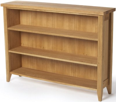 Wealden Oak Long Low Bookcase