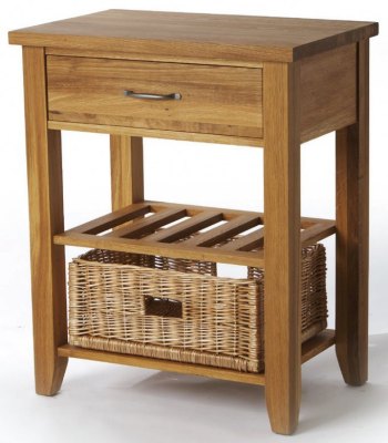 Your Price Furniture.co.uk Wealden Single Basket Console with Wine Rack