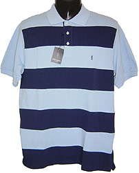 ysl - Short-sleeve Stripe Polo-shirt
