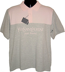 ysl and#39;Yves Saint Laurentand39; Polo-shirt With Panel Detail