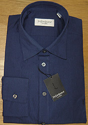 ysl Long-sleeve Cotton-rich Shirt ()