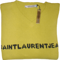 YSL Saint Laurent Jeans - V-neck Sweater