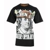 Hip Hop Big & Tall T-Shirt (Black/White)