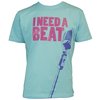 Yukka I Need A Beat Tee (Aqua)