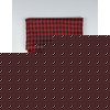 Yukka Plaid Woven Fashion Scarf (Black/Red)