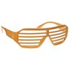 Yukka Plastic Boxed Shutter Shades (Orange)