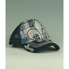 Yukka Regal Rhinestone Deluxe Trucker Cap (Navy)