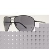 Yukka Sunglasses Yukka Matt Black Smoke Aviator Sunglasses
