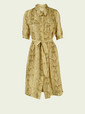 yves saint laurent dresses brown