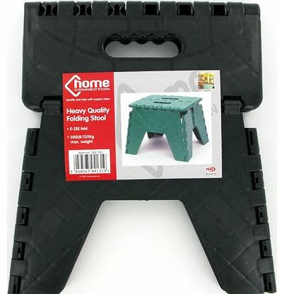 YWS 1 x E-Zee Multi-Purpose Folding 8`` Step Stool Black, Heavy Duty