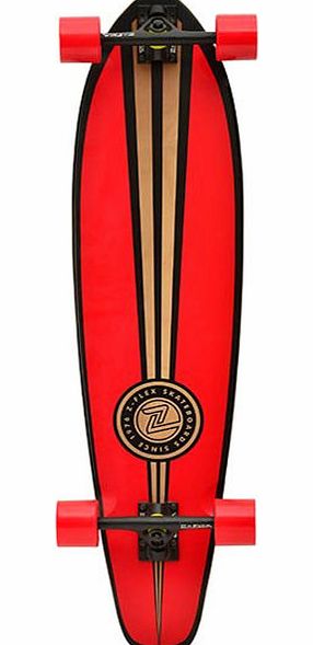 Z-Flex Roundtail Red Longboard - 39.5 inch