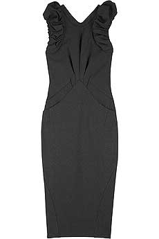 Zac Posen Delos tweed print dress