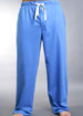 Blue knitted easy pants