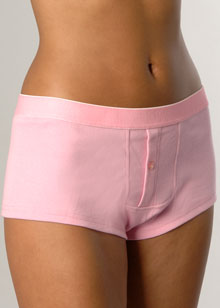 Pale Pink knitted boxer