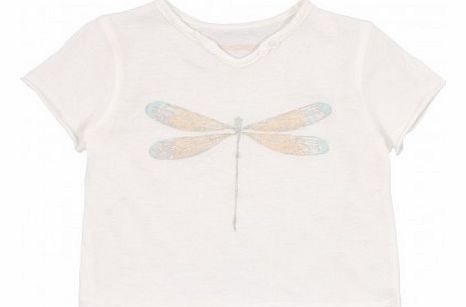 Dragonfly T-shirt White `6 months