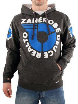 Zanerobe Black Marl Realto Hoodie