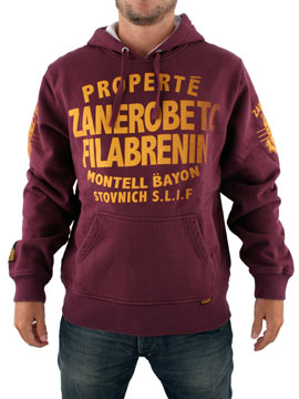 Burgundy Properte Hoodie