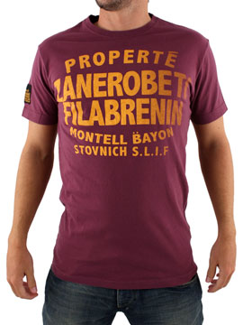 Zanerobe Burgundy Properte T-Shirt