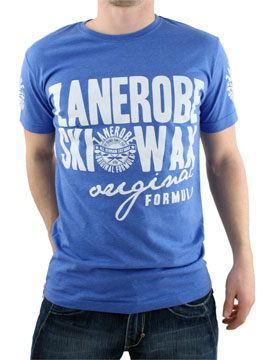 Zanerobe Medium Blue Ski Wax T-Shirt