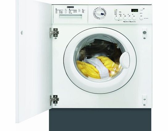 ZWT71401WA Integrated 7kg 1400rpm Washer Dryer in White 21 programmes