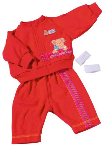 Zapf Creation - CHOU CHOU 48cm Jogging Suit Deluxe Red