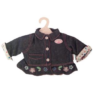 Zapf Creation Baby Annabell Black Denim Coat