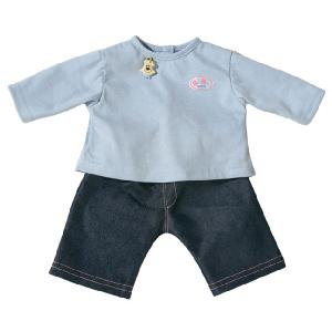 Zapf Creation BABY Born Blue Top And Jeans