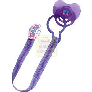 Zapf Creation BABY born Dummy Soother and Ribbon Lilac